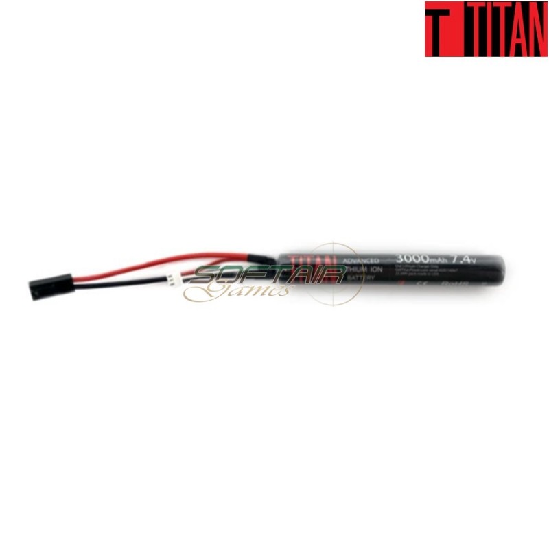 Batteria li-ion 3000mAh 7.4v Stick Tamiya titan power (ttp-1143) Batteria li-ion 3000mAh 7.4v Stick Tamiya titan power (ttp-1143)