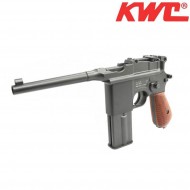 Pistola a co2 m712 metal blowback semi-auto only kwc (kwc-006)