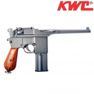 Pistola a co2 m712 metal blowback semi-auto only kwc (kwc-006)