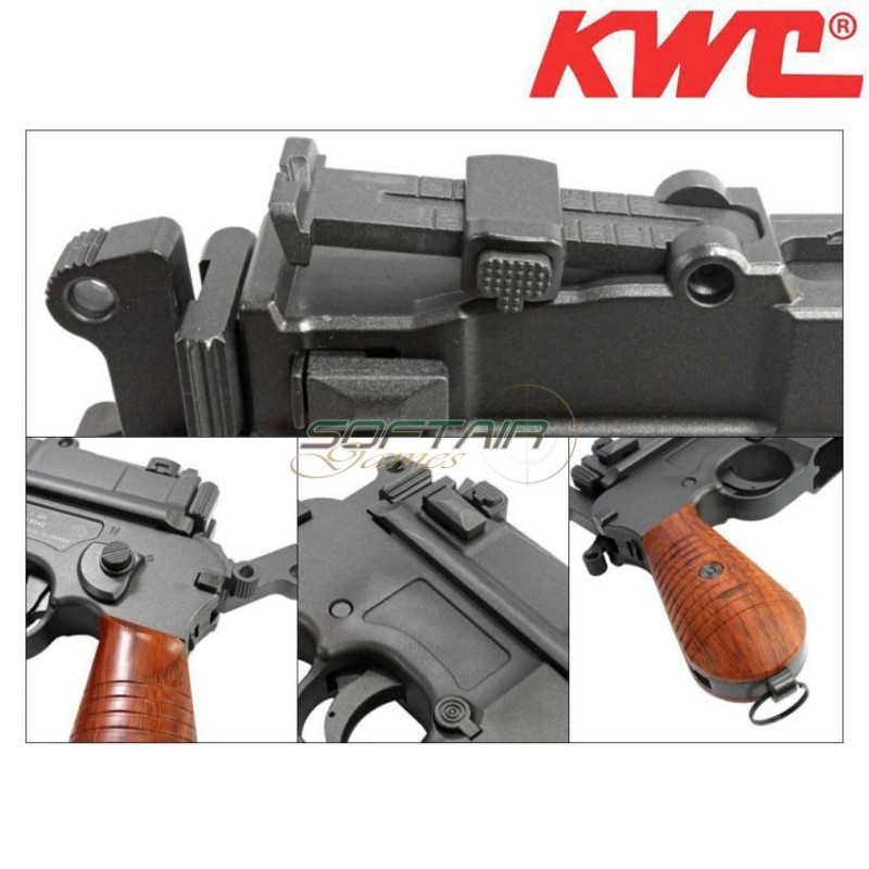 Co2 pistol m712 metal blowback semi-auto only kwc (kwc-006)