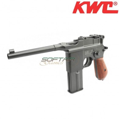 Pistola a co2 m712 metal blowback semi & full auto kwc (kwc-006-full)