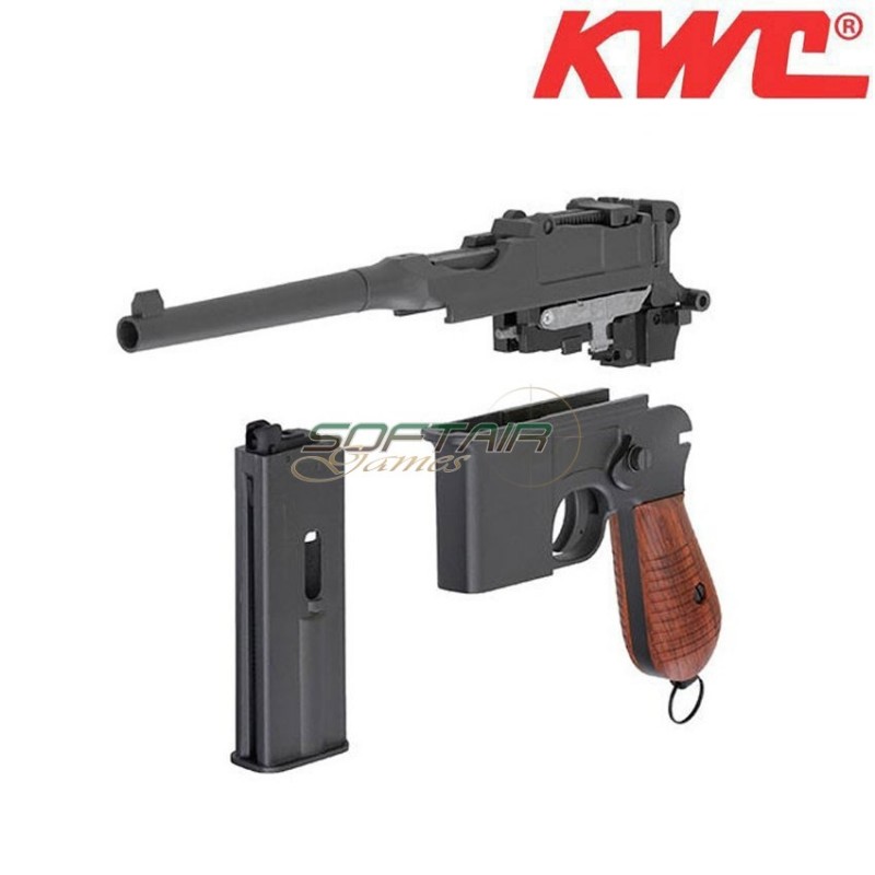 Pistola a co2 m712 metal blowback semi & full auto kwc (kwc-006-full)