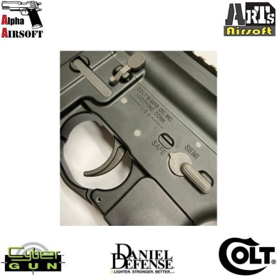 Electric rifle ptw mk18 mod1 dual tone daniel defense alpha airsoft colt arts airsoft (180874)