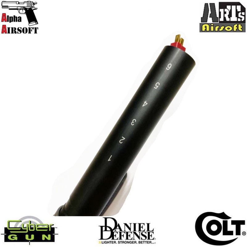 Electric rifle ptw mk18 mod1 dual tone daniel defense alpha airsoft colt arts airsoft (180874)