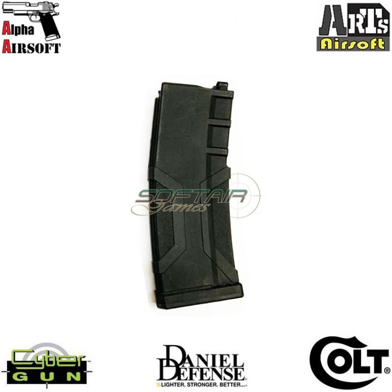 Caricatore new gen. 120bb black per m4 mk18 ptw arts airsoft (185175)