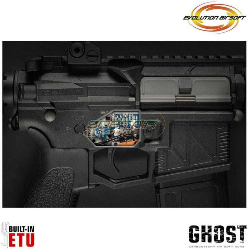 Fucile elettrico Ghost XS EMR black Carbontech ETU evolution airsoft (ea-ec28ar-etu) Fucile elettrico Ghost XS EMR black Carbontech ETU evolution airsoft (ea-ec28ar-etu)
