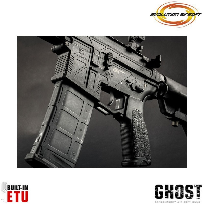 Electric rifle Ghost XS EMR A black Carbontech ETU evolution airsoft (ea-ec29ar-etu)