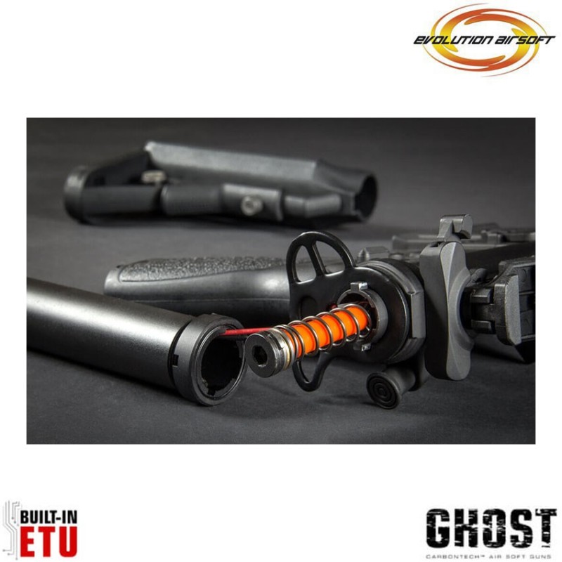 Electric rifle Ghost XS EMR A black Carbontech ETU evolution airsoft (ea-ec29ar-etu)