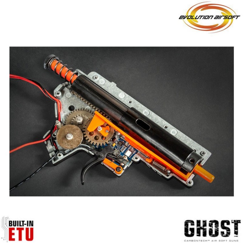 Fucile elettrico Ghost S EMR S black Carbontech ETU evolution airsoft (ea-ec33ar-etu)