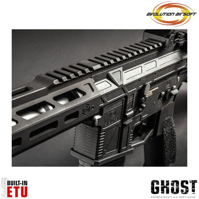 Fucile elettrico Ghost S EMR S black Carbontech ETU evolution airsoft (ea-ec33ar-etu)