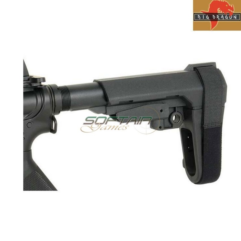 Minimalist sba3 style stabilizing stock black big dragon (bd-3675)