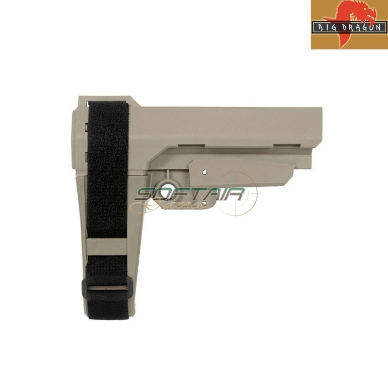 Minimalist sba3 style stabilizing stock tan big dragon (bd-3675c) Minimalist sba3 style stabilizing stock tan big dragon (bd-3675c)