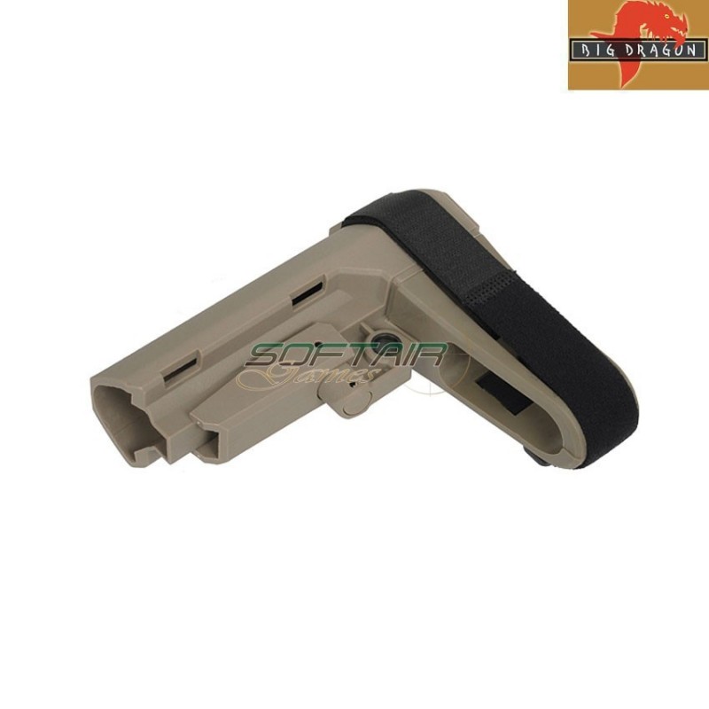 Minimalist sba3 style stabilizing stock tan big dragon (bd-3675c) Minimalist sba3 style stabilizing stock tan big dragon (bd-3675c)