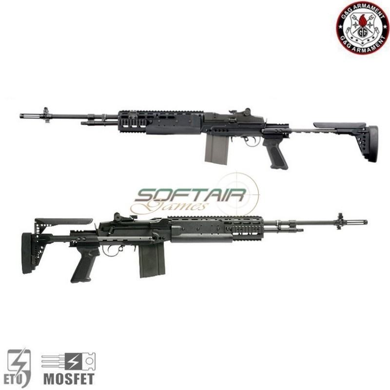 Fucile Elettrico M14 Ebr etu Long Version Black Full Metal G&g (gg-tgm-014-ebl-bnb) Fucile Elettrico M14 Ebr etu Long Version Black Full Metal G&g (gg-tgm-014-ebl-bnb)