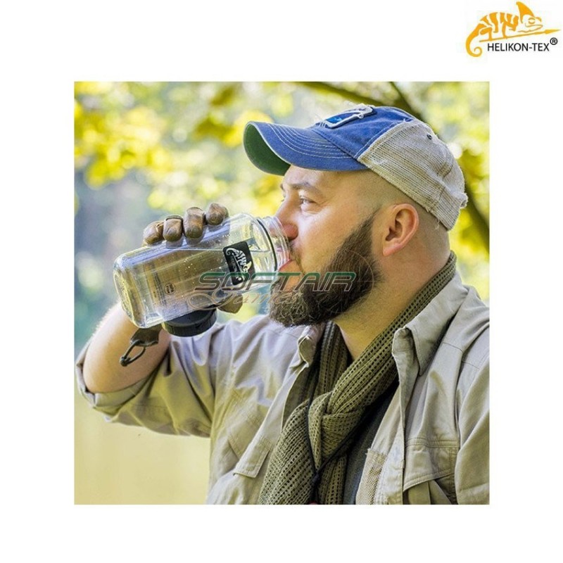 Tritan Bottle Wide Mouth 1 Liter Clear Helikon-tex® (ht-hy-wm1-tt-0001a)