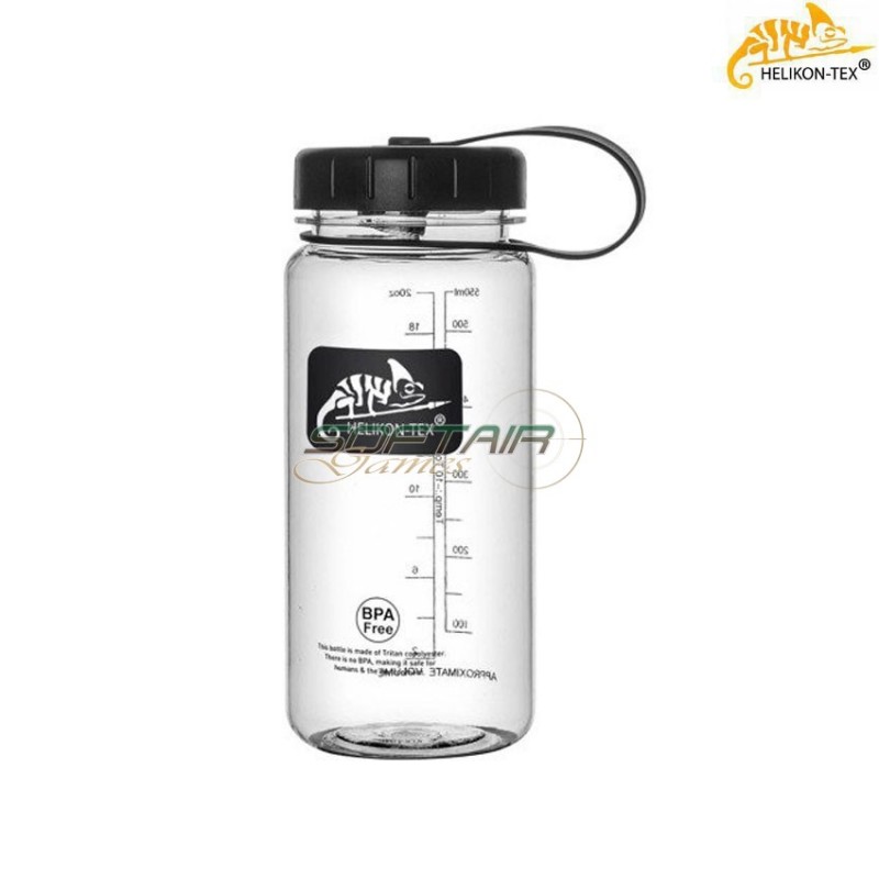 Tritan Bottle Wide Mouth 550ml Clear Helikon-tex® (ht-hy-wm5-tt-0001a)