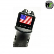 Gas gbb pistol glock g19 gen.4 black usa flag we (we-00101-usa)