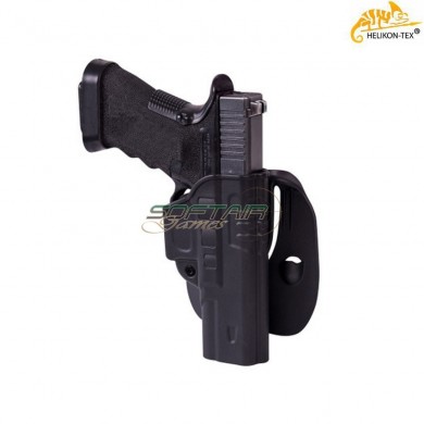 Fast Draw Holster Glock 17 con Paddle Black Helikon-tex® (ht-kb-pfg-mp-01)