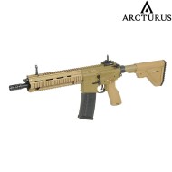 Fucile elettrico gr16 mod5 416 a5 style full metal tan arcturus (at-ht01-tn)