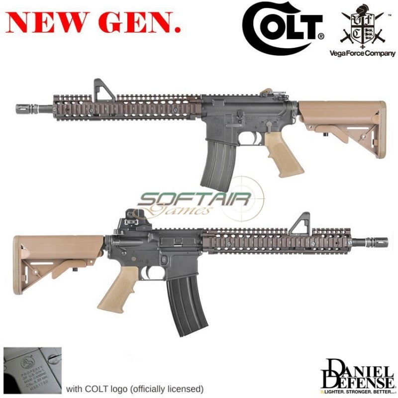 Fucile elettrico m4 ris ii fsp two tone colt vfc (vf1-lm4fsp-tn01_l)
