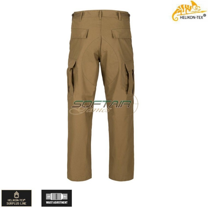 Pantaloni Bdu Design Coyote Polycotton Ripstop Helikon-tex® (ht-sp-bdu-pr-11) Pantaloni Bdu Design Coyote Polycotton Ripstop Helikon-tex® (ht-sp-bdu-pr-11)