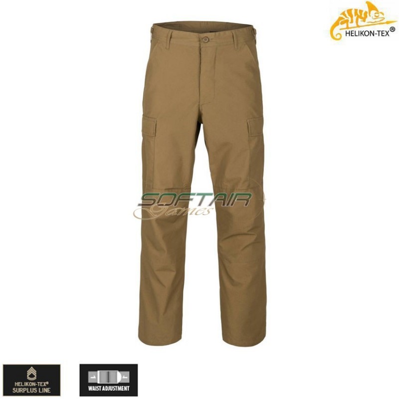 Pantaloni Bdu Design Coyote Polycotton Ripstop Helikon-tex® (ht-sp-bdu-pr-11) Pantaloni Bdu Design Coyote Polycotton Ripstop Helikon-tex® (ht-sp-bdu-pr-11)