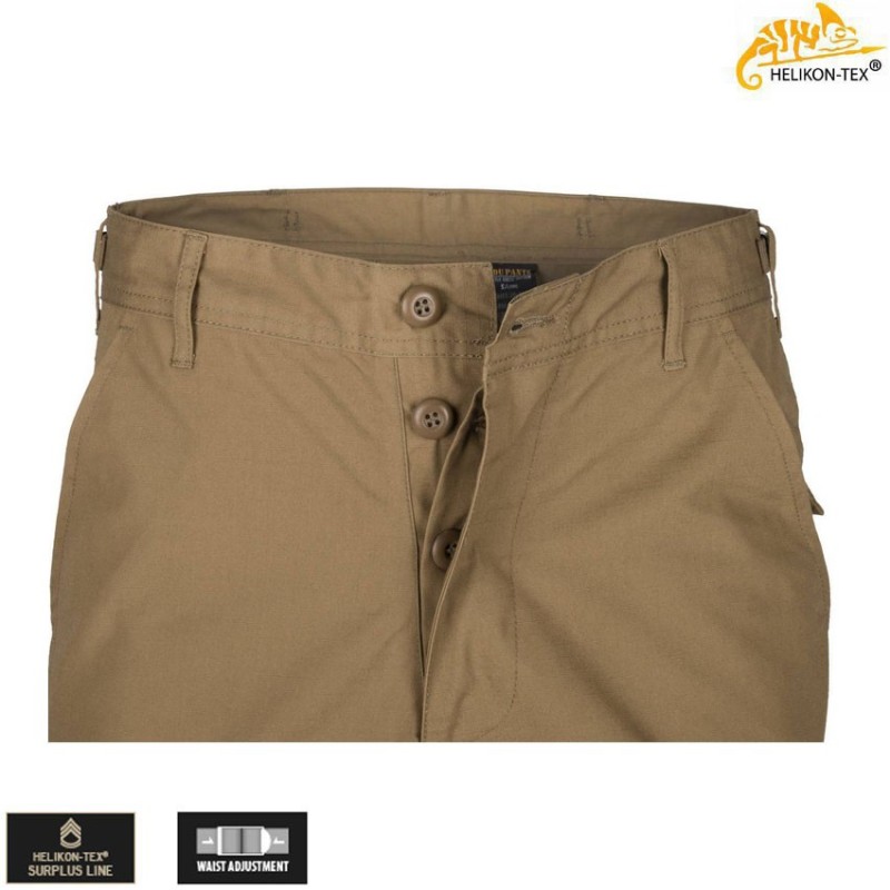 Pantaloni Bdu Design Coyote Polycotton Ripstop Helikon-tex® (ht-sp-bdu-pr-11) Pantaloni Bdu Design Coyote Polycotton Ripstop Helikon-tex® (ht-sp-bdu-pr-11)