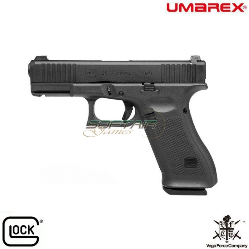 Gas gbb pistol glock 45 gen.5 black blowback vfc umarex - Softair Games -  ASG Softair San Marino