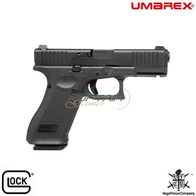 Gas gbb pistol glock 45 gen.5 black blowback vfc umarex (um-30817)