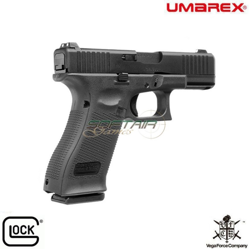 Pistola a gas glock 45 gen.5 black blowback vfc umarex (um-30817)
