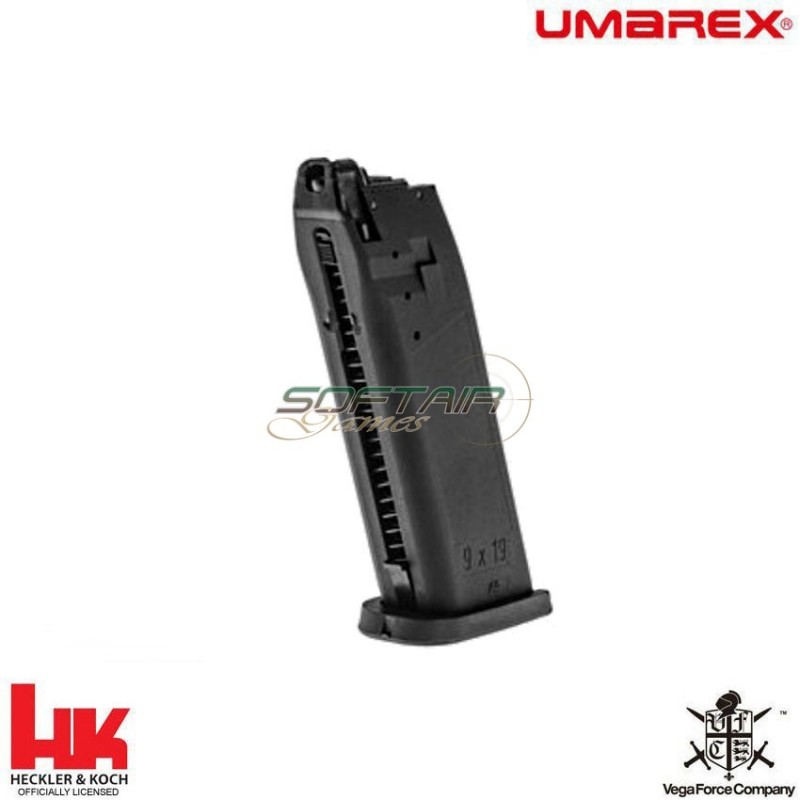 Gas magazine 23bb usp/p8a1 black h&k vfc umarex (um-2.6437.1)