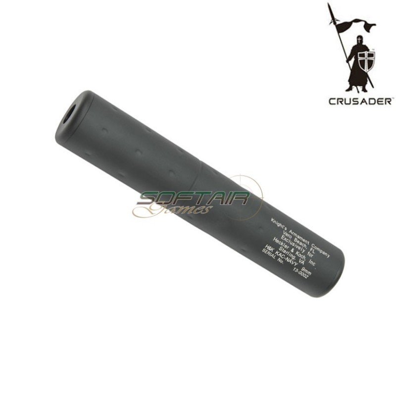 Silencer 190mm mp5 kac style black 14mm ccw crusader (cr-gm010011)