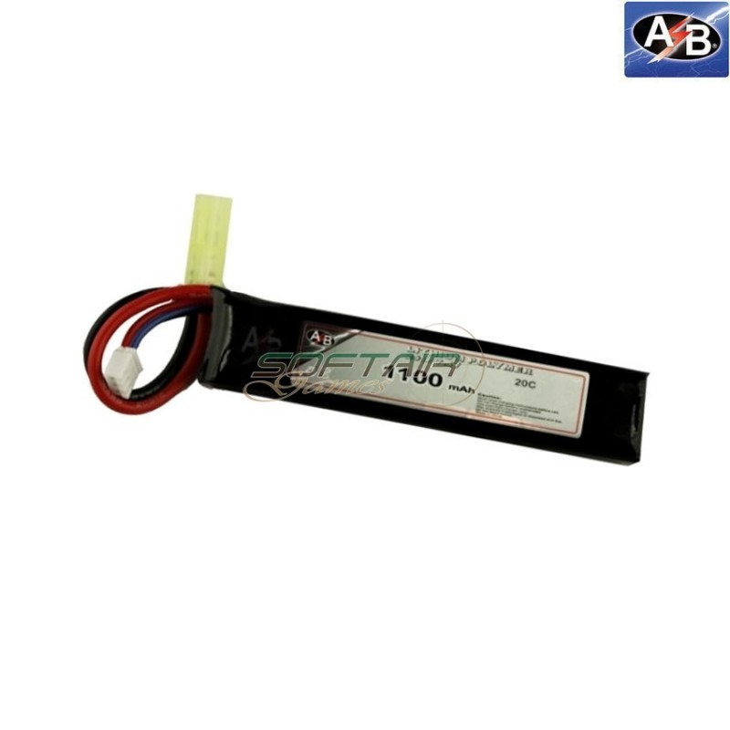 Lipo Battery 1100mah 7.4v 20c Action Batteries (ab2s11n20)