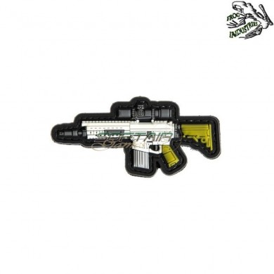 Patch 3d pvc gun 05 frog industries® (fi-028127)