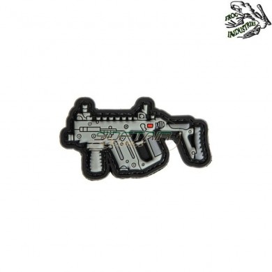 Patch 3d pvc gun 08 frog industries® (fi-028131)
