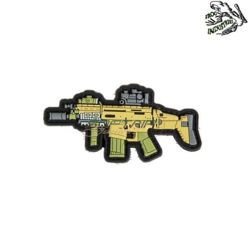 Patch 3d pvc gun 04 frog industries® (fi-028134)