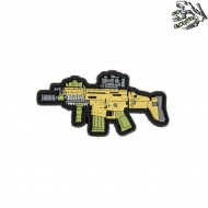 Patch 3d pvc gun 04 frog industries® (fi-028134)