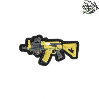 Patch 3d pvc gun 02 frog industries® (fi-028136)