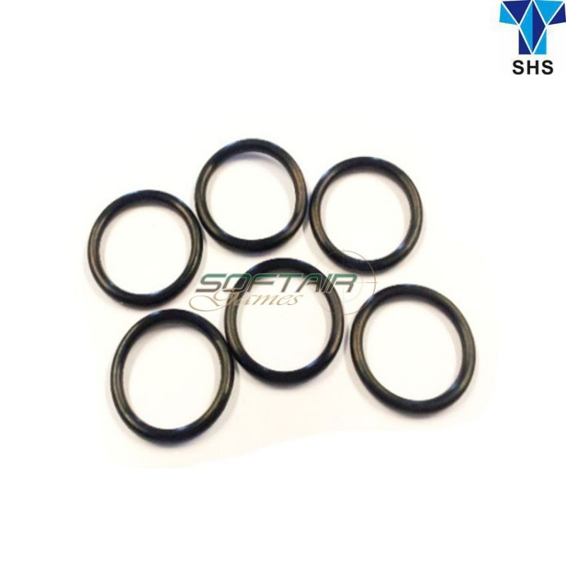 Set 6 o-rings 20x2.5mm per testa pistone shs (shs-he007) Set 6 o-rings 20x2.5mm per testa pistone shs (shs-he007)