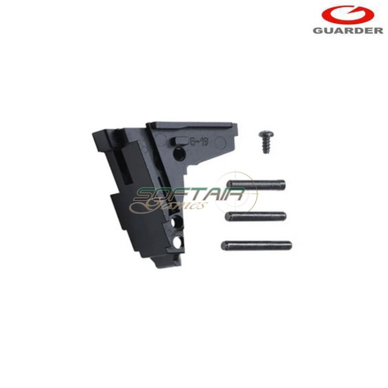 Steel rear chassis for marui glock 18 gbb guarder (glk-137)