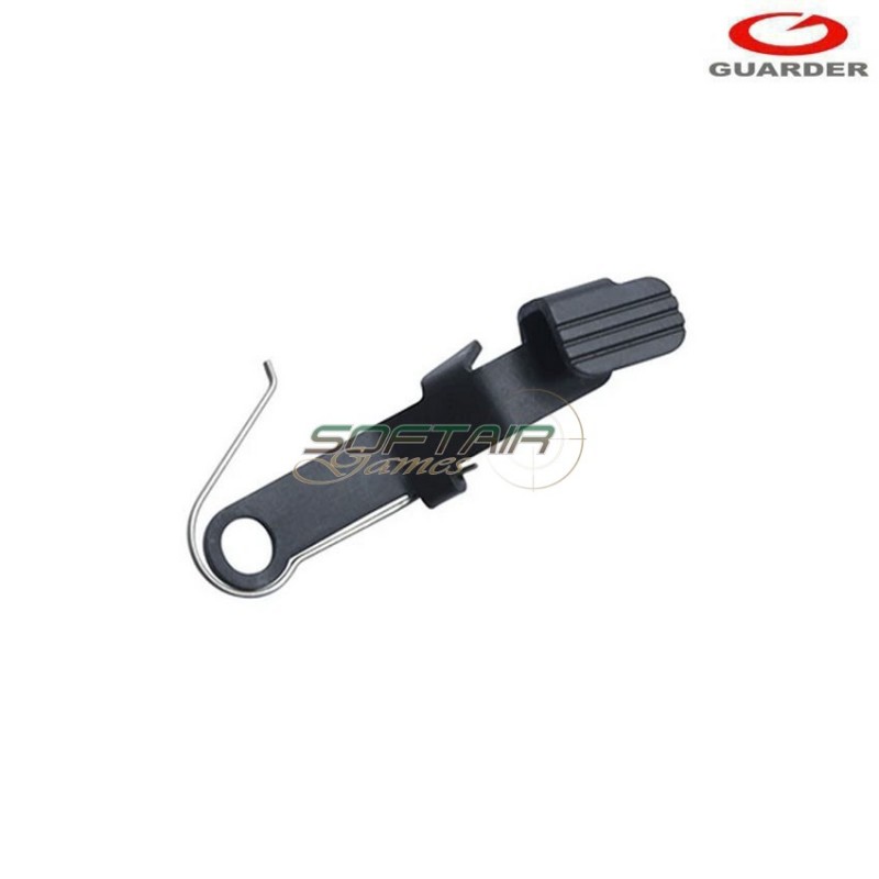 Standard Type A Slide Stop For Marui Glock 19 Guarder (glk-155-a-bk)