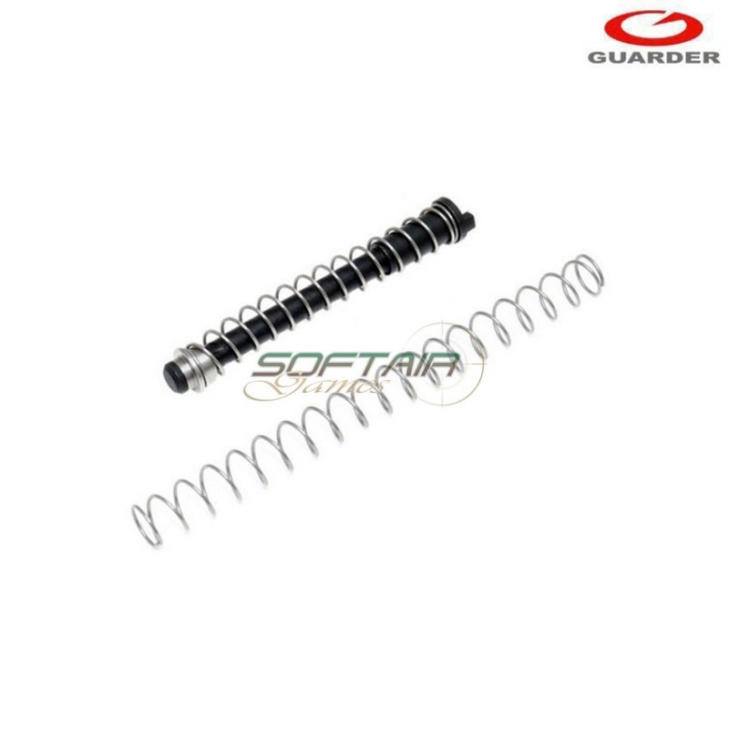 Steel Recoil Spring Guide per pistola Marui Glock 19 gbb guarder (glk-159)