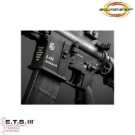 Fucile elettrico e-416 cqb ets black evolution airsoft (ea-eh17ar-ets)