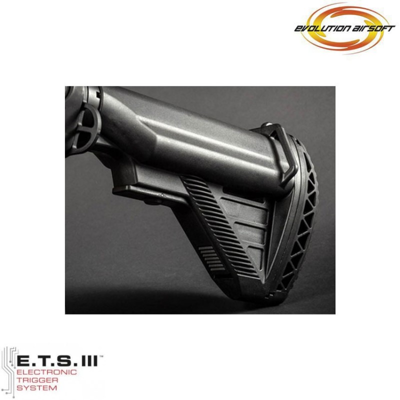 Fucile elettrico e-416 cqb ets black evolution airsoft (ea-eh17ar-ets)