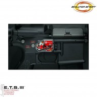 Electric rifle e-416 rahg ets black evolution airsoft (ea-eh19ar-ets)