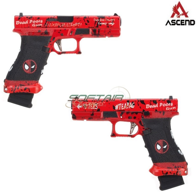 Gas gbb pistol g17 DEADPOOL custom ascend (asc-111073/asc450001)