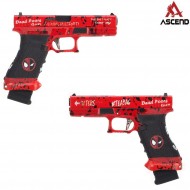 Pistola a gas g17 DEADPOOL custom ascend (asc-111073/asc450001)