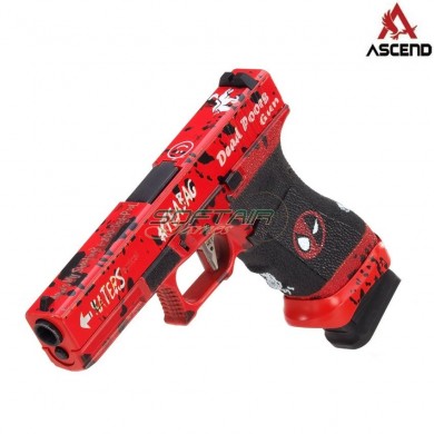 Pistola a gas g17 DEADPOOL custom ascend (asc-111073/asc450001)