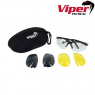 Glasses mission shooting complete set Viper Tactical glasses (vit-vglatac) Glasses mission shooting complete set Viper Tactical glasses (vit-vglatac)