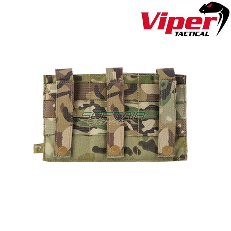 Triple elastic magazines pouch black viper tactical (vit-vtmagplblk)
